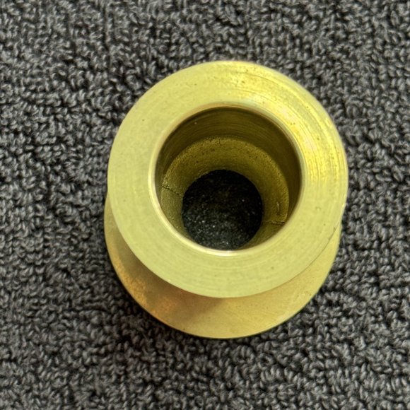 One Vintage Solid Brass Candlestick 2" tall Price Products Bellmawr NJ - Picture 4 of 6